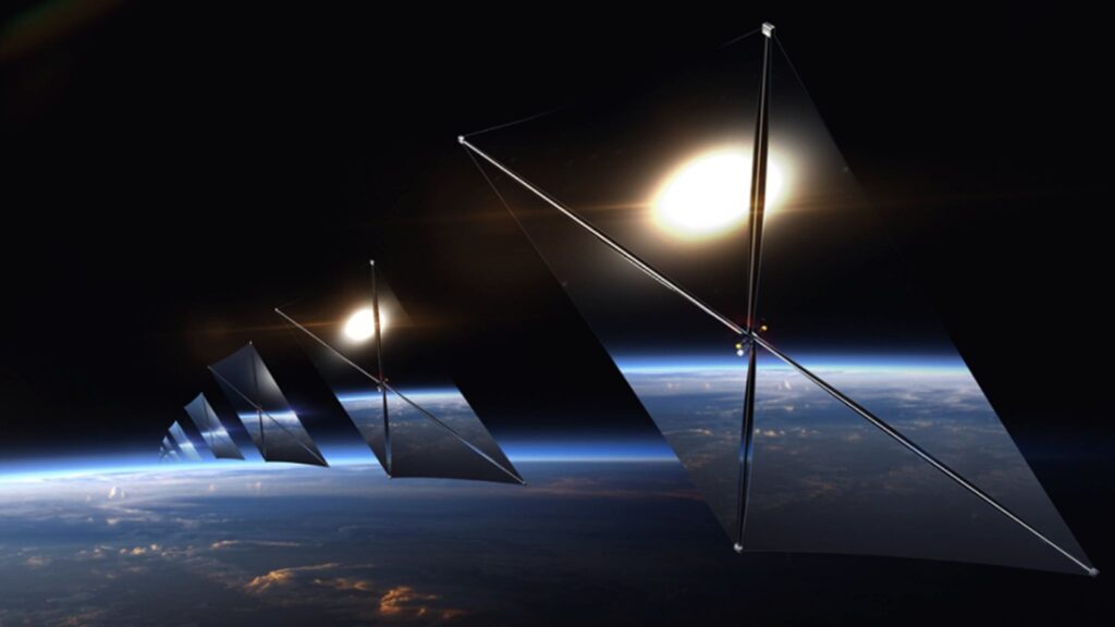 Satélites podem iluminar a noite, mas geram riscos ambientais sérios (Crédito: Divulgação/ Reflect Orbital)