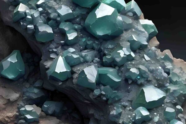 Ilustração do mineral melcherita (Crédito da imagem: Canva Pro/ Gerada com IA)