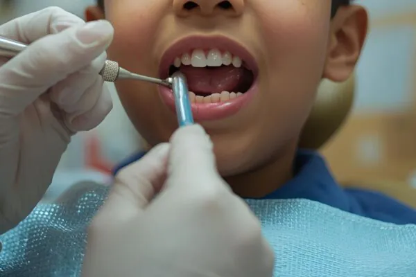 extração de 526 dentes de menino indiano