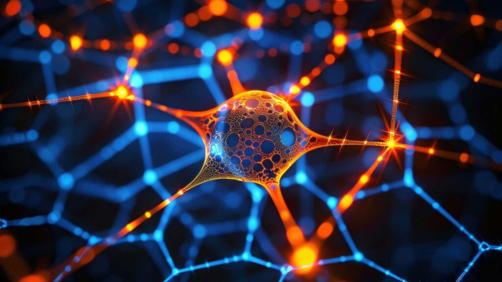 Organoides cerebrais prometem IA mais eficiente e sustentável (Crédito: NunDigital/ Canva Pro)
