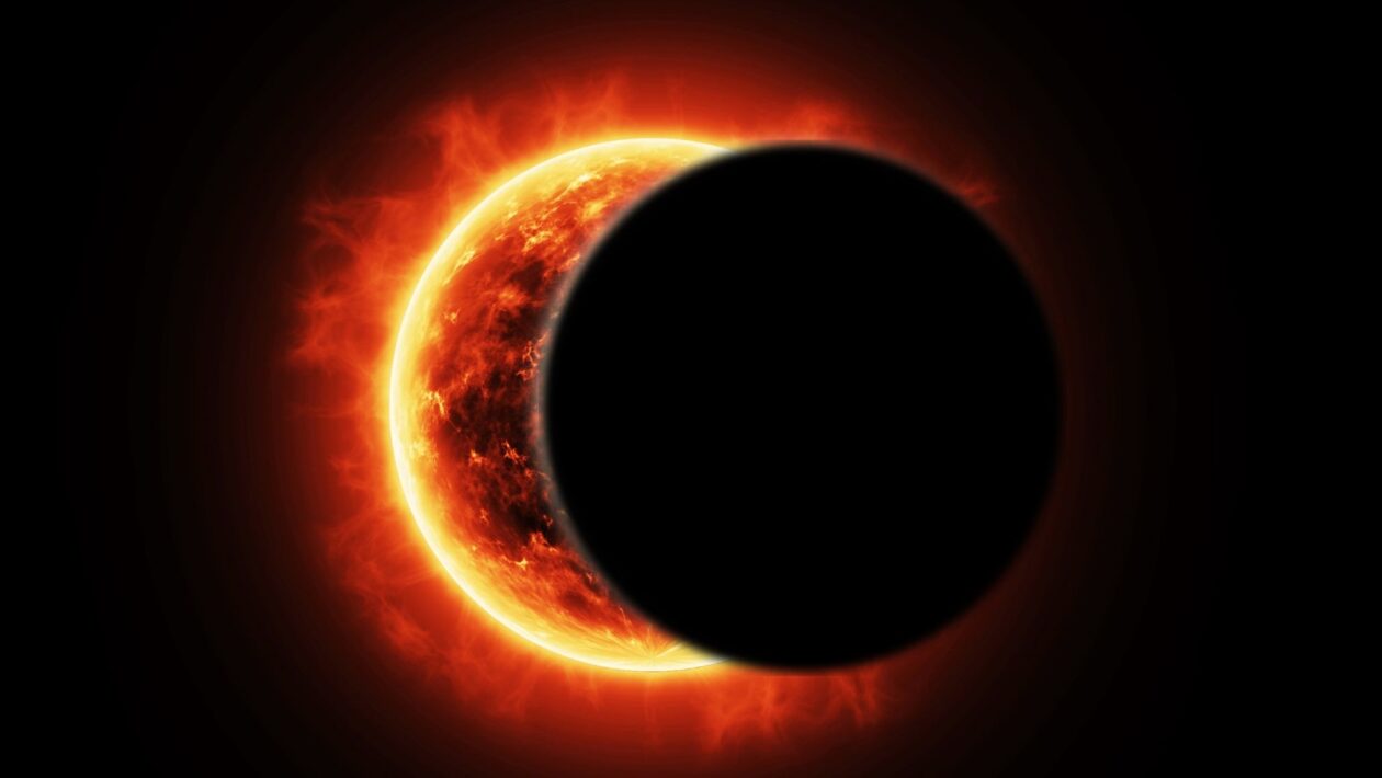 Seis minutos sem Sol em 2027 será um marco na astronomia (Crédito: Getty Images/ Canva Pro)
