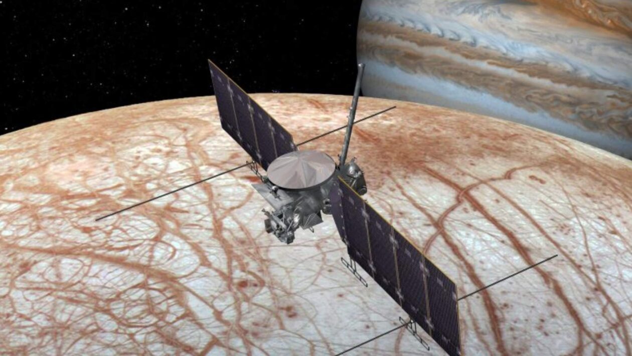 Europa Clipper pode coletar partículas do cometa interestelar 3I/ATLAS (Imagem: NASA/JPL-Caltech)