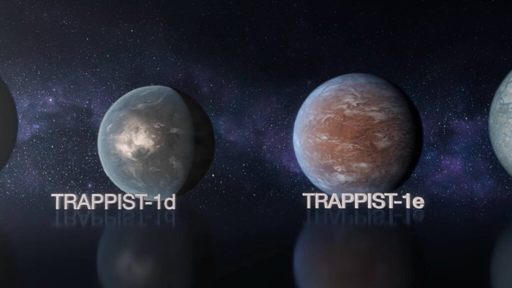 TRAPPIST-1e se destaca como candidato a planeta habitável próximo (Imagem: ESO/M. Kornmesser)
