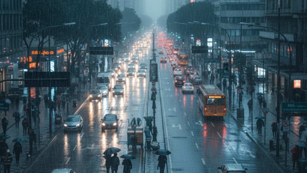 La Niña ativa muda o clima: nebulosidade, temporais e termômetros baixos (Imagem: Gerada por IA/ Gemini)