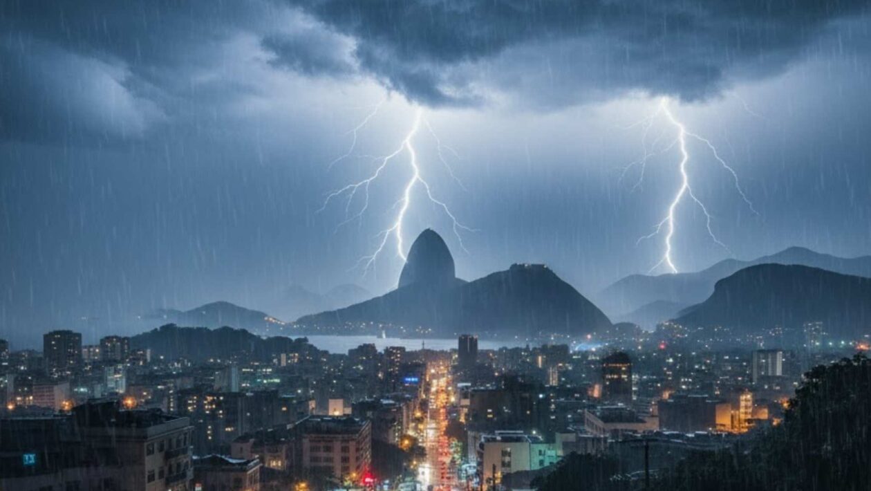Novembro chega com La Niña: chuva forte e frio em várias regiões (Imagem: Gerada por IA/ Gemini)