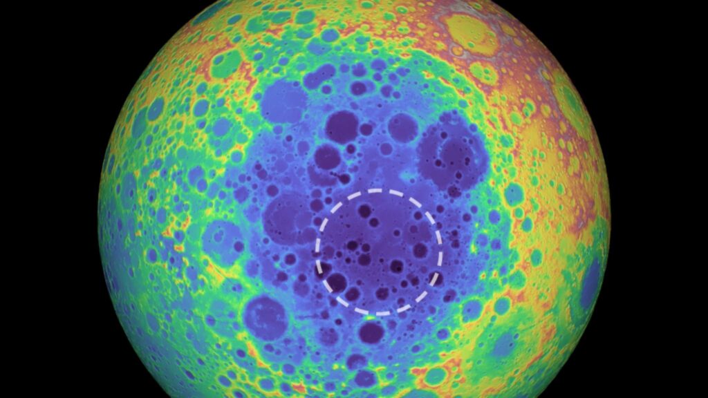 Descoberta pode mudar missões Artemis e estudar o manto lunar (Imagem: NASA/GSFC/Arizona State University)