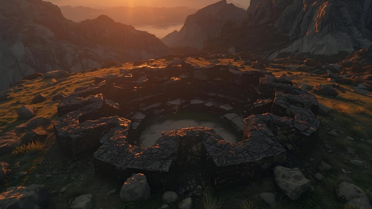 Armadilhas de pedra do Bronze surpreendem arqueólogos. (Foto: Gerada por IA via Canva)