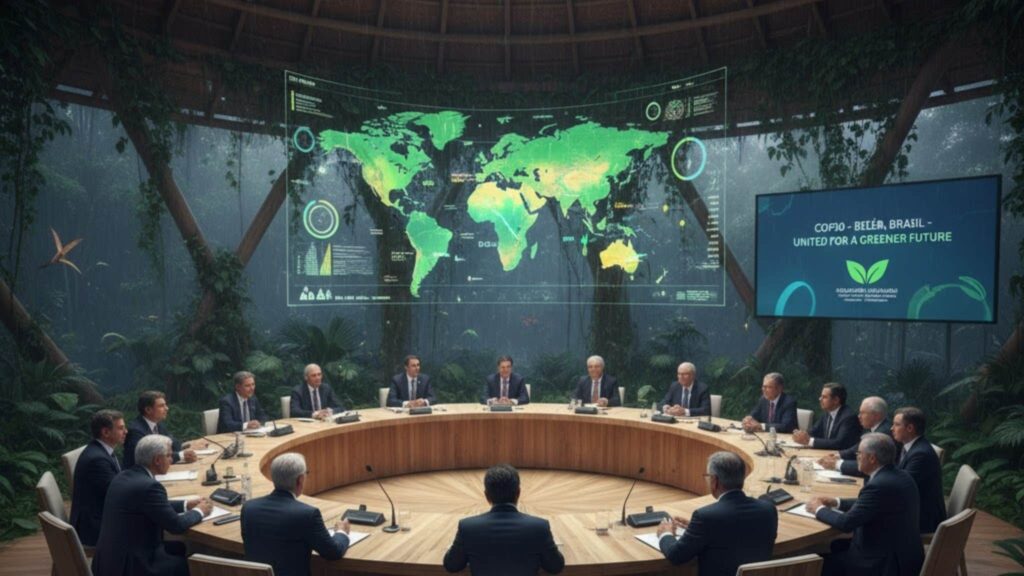 COP30 em Belém deve marcar nova fase na luta contra o aquecimento global (Imagem: Gerada por IA/ Gemini)
