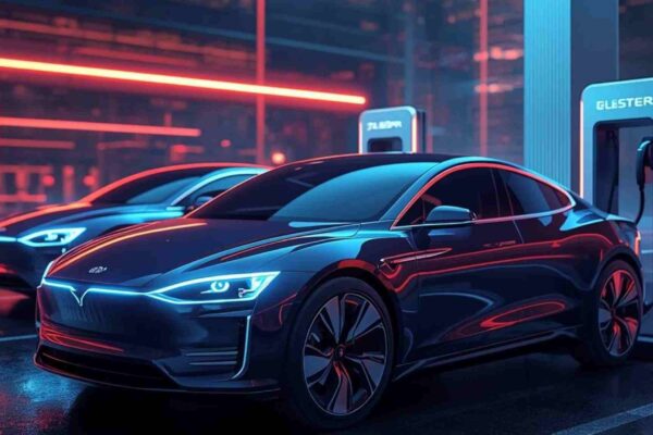 Adeus espera: tecnologia permite “abastecer” elétricos em 5 minutos (Imagem: Gerada por IA/ Canva Pro)