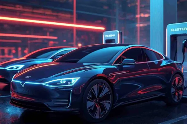 Adeus espera: tecnologia permite “abastecer” elétricos em 5 minutos (Imagem: Gerada por IA/ Canva Pro)