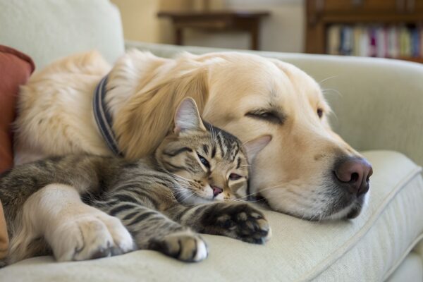 Separação inicial facilita convivência entre pets. (Foto: Rom Creator / Canva Pro)