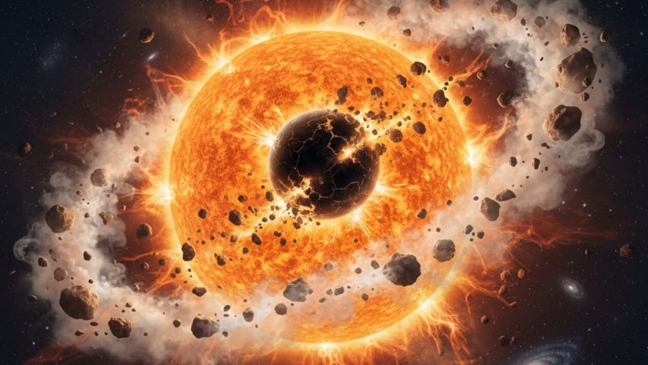 Anã branca devora fragmentos de planeta a 145 anos-luz da Terra (Imagem: Gerada por IA/ Gemini)