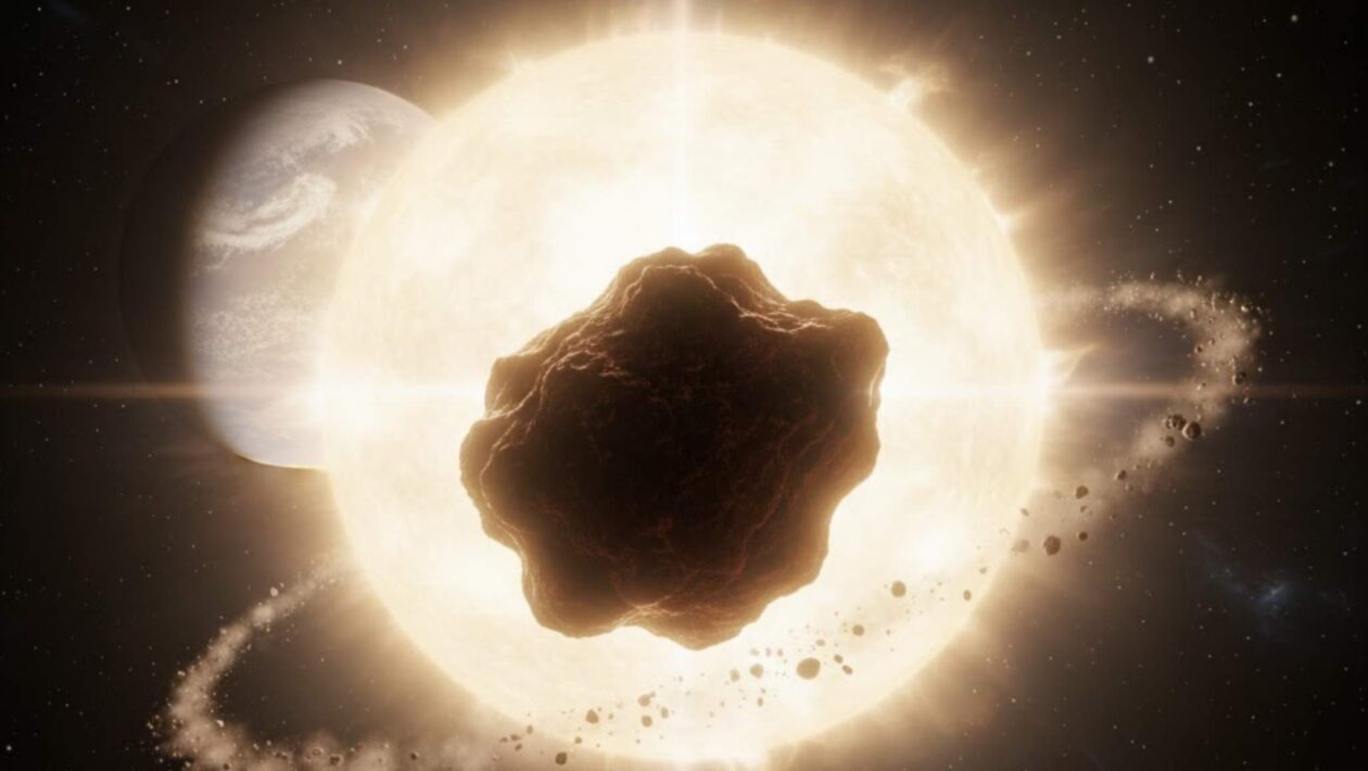 Asteroide raro de 700 m em órbita interna a Vênus preocupa cientistas (Imagem: Gerada por IA/ Canva Pro)