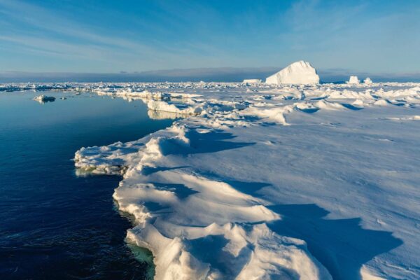 Bactérias sob o gelo do Ártico sustentam algas e o equilíbrio marinho (Imagem: Scopio Images/ Canva Pro)