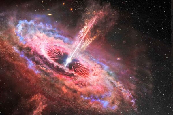 Buraco negro distante devora estrela e surpreende astrônomos (Crédito: Getty Images/ Canva Pro)