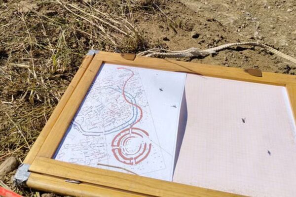 Círculos neolíticos revelam organização social antiga. (Foto: Departamento de Arqueologia de Burgenland)