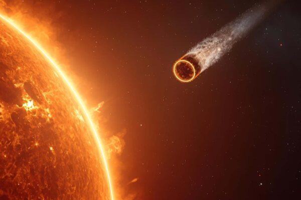 Cometa 3I/ATLAS se aproxima do Sol e revela segredos cósmicos (Imagem: Gerada por IA/ Gemini)