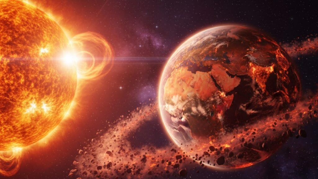 Ejeções de plasma revelam o passado turbulento do Sol primordial (Imagem: Gerada por IA/ Gemini)