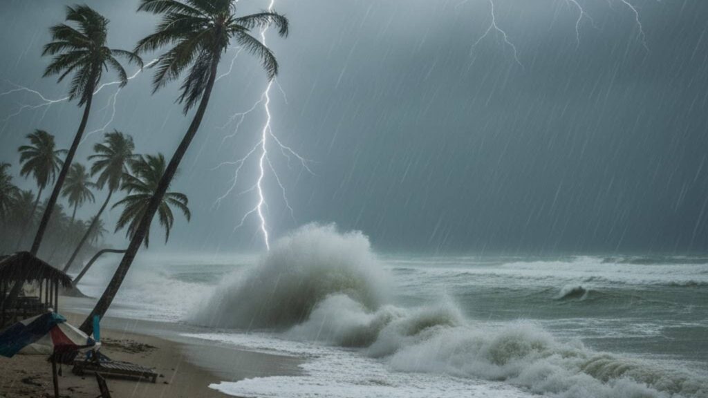 Jamaica sofre devastação histórica com a tempestade mais forte do século (Imagem: Gerada por IA/ Gemini)