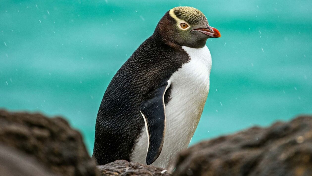 Pesquisadores alertam para risco de extinção do raro hoiho (Imagem: Mike Jones/ Canva Pro)