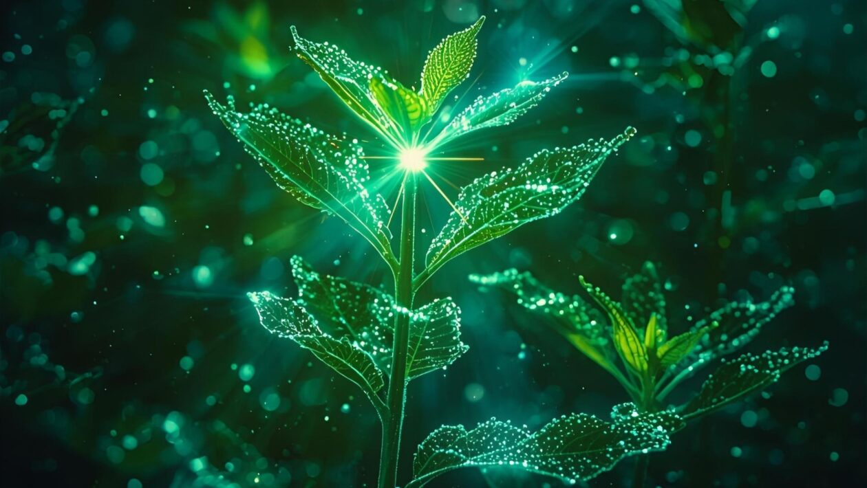 Plantas transformam luz solar em remédios potentes. (Foto: Imagem gerada por IA via Canva)