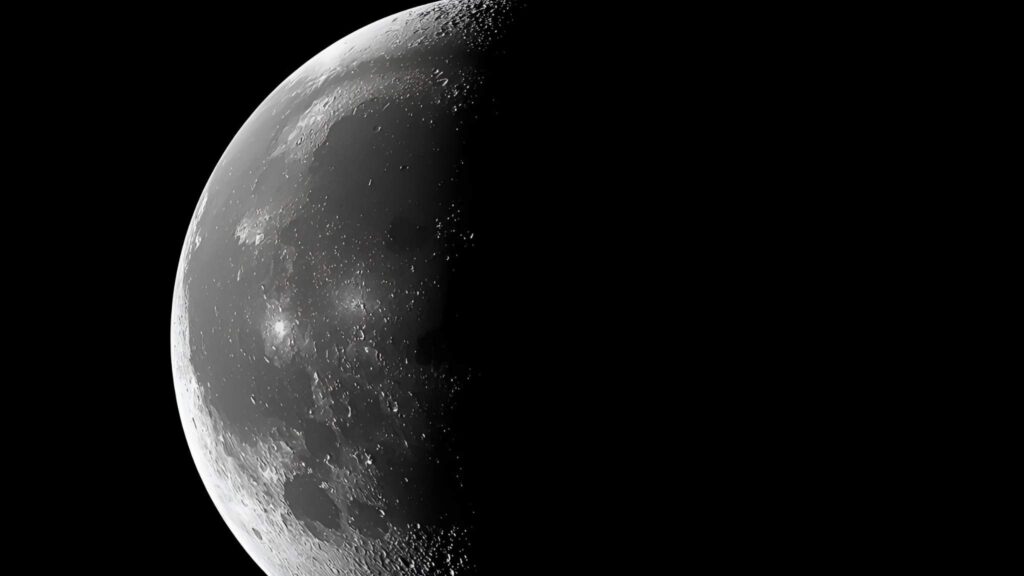 Amostras da Chang’e-6 revelam água antiga em meteorito lunar (Imagem: Gerada por IA/ Canva Pro)