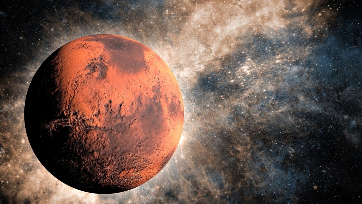 Planeta Marte no espaço. (Foto: Getty Images / Canva Pro)
