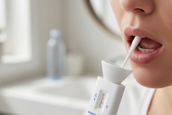 Teste de saliva identifica sinais biológicos da depressão. (Crédito: Imagem gerada por IA via Gemini)