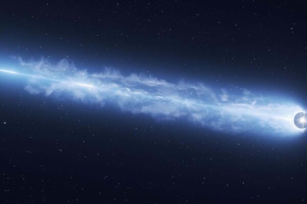 Astrônomos detectam atividade incomum do cometa 12P/Pons-Brooks (Imagem: Gerada por IA/ Canva Pro)