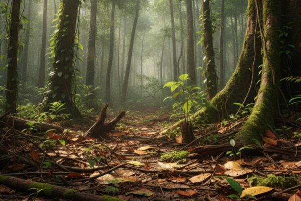 Solos ricos em carbono podem ajudar a reduzir as mudanças climáticas. (Imagem: Gerada por IA/ Gemini)