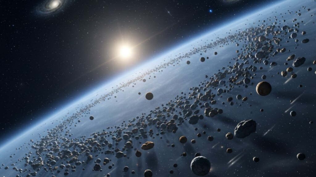 Corpos gelados a 43 UA revelam estrutura primitiva intacta (Imagem: Gerada por IA/ Gemini)
