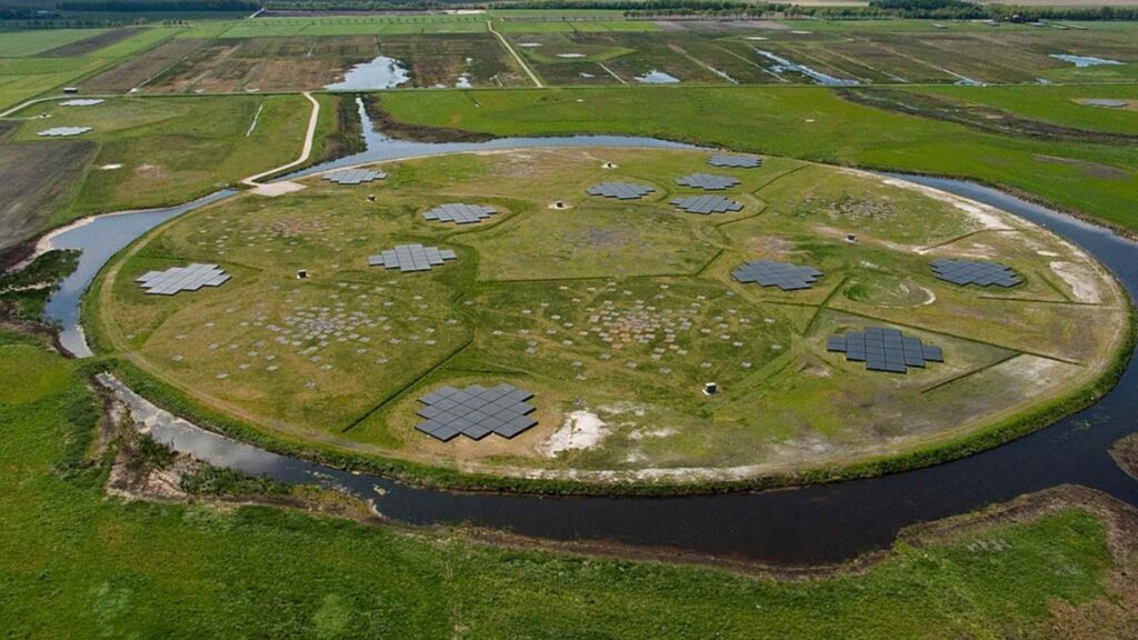 Estrutura cósmica inédita revela segredos de galáxias distantes. (Imagem: LOFAR / ASTRON)