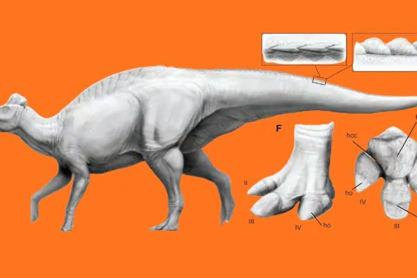 Dinossauro herbívoro revela crista e espinhos únicos. (Foto: Paul C. Sereno et al / Science)