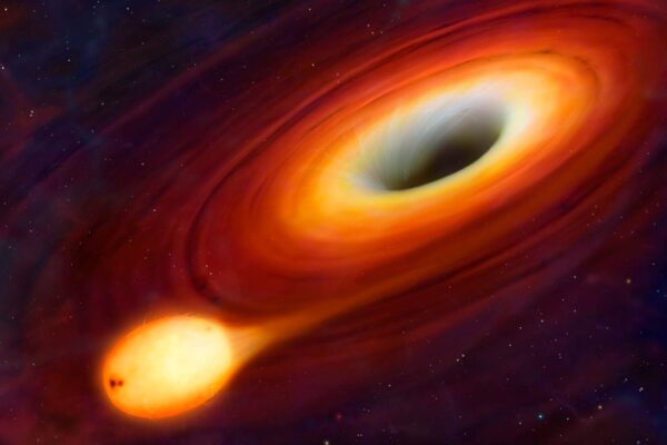 Buraco negro supermassivo devora estrela gigante em explosão histórica (Imagem: Photo Library/ Canva Pro)