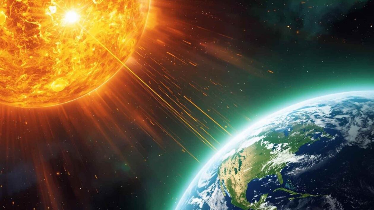 Duas erupções solares classe X geram apagões de rádio globais (Imagem: Gerada por IA/ Canva Pro)