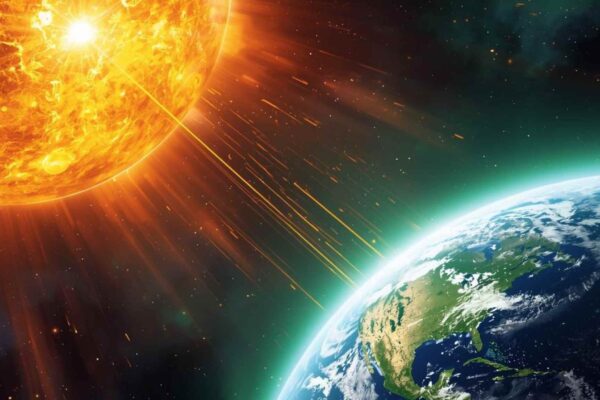 Duas erupções solares classe X geram apagões de rádio globais (Imagem: Gerada por IA/ Canva Pro)