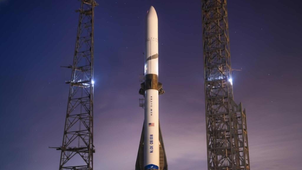 Foguete da Blue Origin testa voo reutilizável e leva satélites a Marte (Imagem: Blue Origin/ Divulgação)