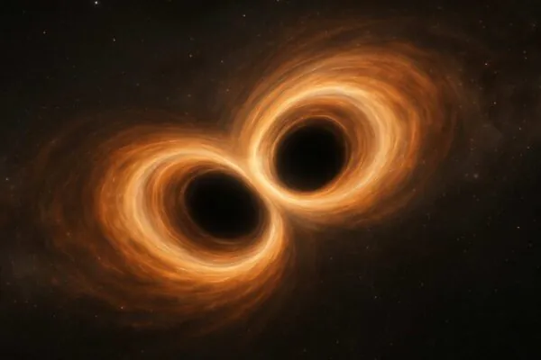 Fusão histórica confirma previsão de Hawking com alta precisão (Imagem: Gerada por IA/ ChatGPT)