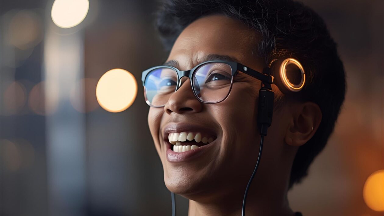 Nova interface neural devolve fala natural a pessoas com paralisia. (Foto: Gerada por IA via Canva)