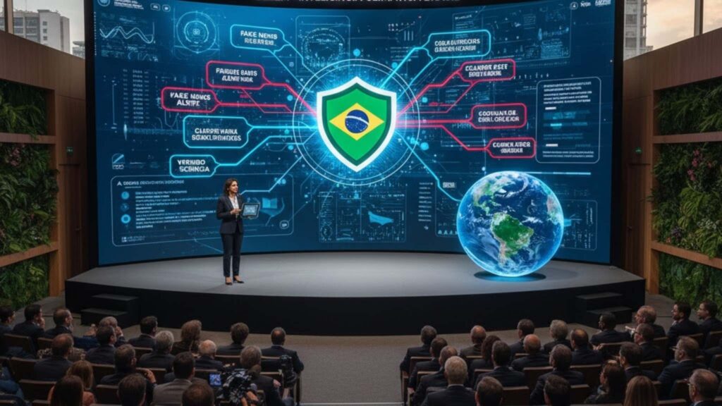 Chatbot da COP30 traz dados da ONU sobre mudanças climáticas (Imagem: Gerada por IA/ Gemini)