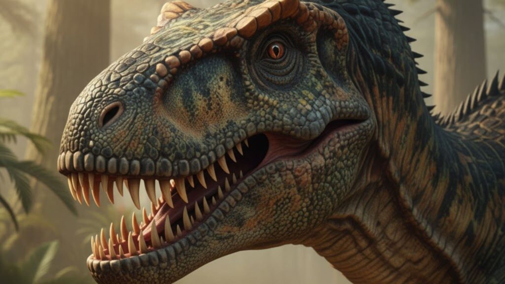 Nanotyrannus coexistiu com o famoso T. rex. (Foto: Gerada por IA via Gemini)