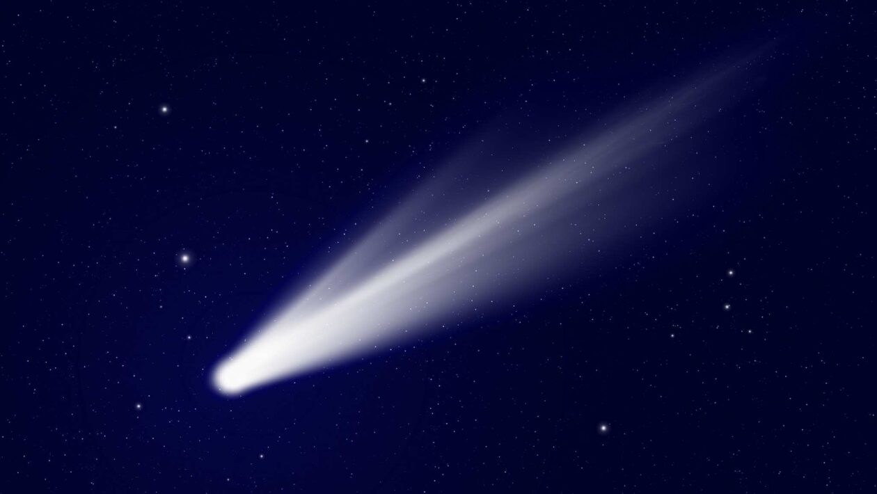 Cometa 3I/ATLAS muda cor e acelera de forma inesperada no espaço (Imagem: Getty Images/ Canva Pro)