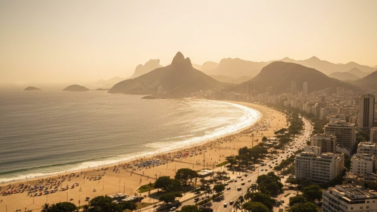 Aquecimento no Brasil pode dobrar e trazer impactos extremos ao país. (Imagem: Gerada por IA/ Gemini)