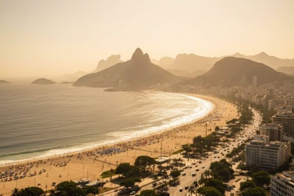 Aquecimento no Brasil pode dobrar e trazer impactos extremos ao país. (Imagem: Gerada por IA/ Gemini)