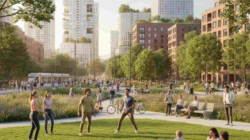 Áreas verdes reduzem hospitalizações por transtornos mentais graves (Imagem: Gerada por IA/ Gemini)