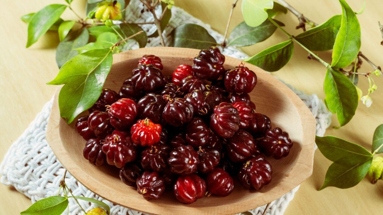 Pitanga é rica em compostos que equilibram o organismo. (Foto: Getty Images via Canva)