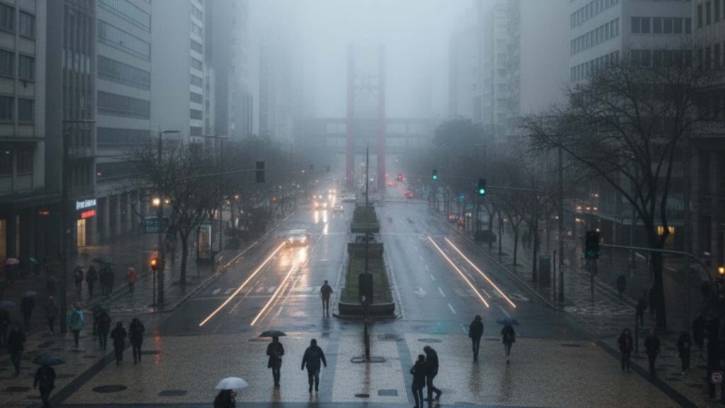 Frentes frias em série prometem dias mais frios neste novembro. (Imagem: Gerada por IA/ Gemini)
