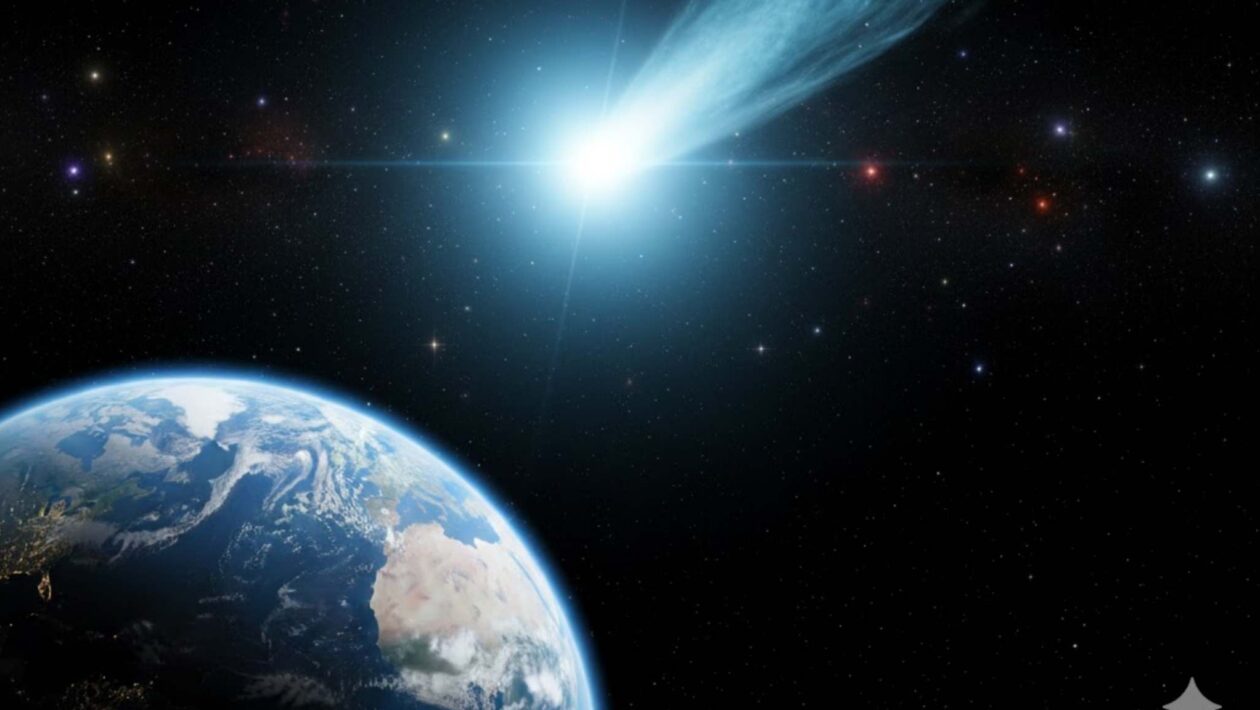 Cometa 3I/ATLAS se aproxima da Terra e intriga cientistas globais (Imagem: Gerada por IA/ Gemini)