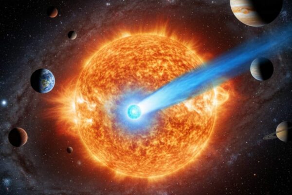 Raios cósmicos transformam 3I/ATLAS e escondem origem do cometa. (Imagem: Gerada por IA/ Gemini)