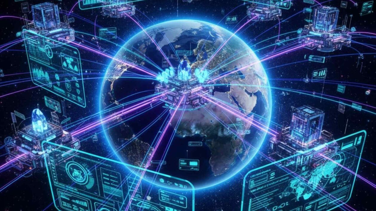 Avanço quântico conecta computadores a até 2.000 km de distância (Imagem: Gerada por IA/ Gemini)